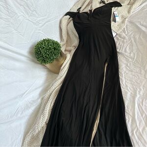 City Studio Black Elegant Prom Dress